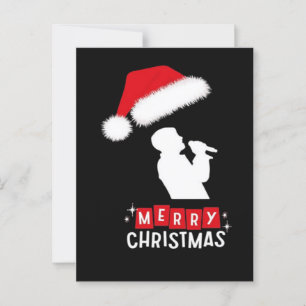 Merry Christmas Library Tree Postcard