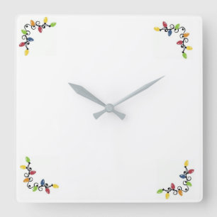 **MERRY CHRISTMAS LIGHTS** CLOCK