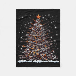 Merry Christmas Lights Red Santa Hat Xmas Family M Fleece Blanket