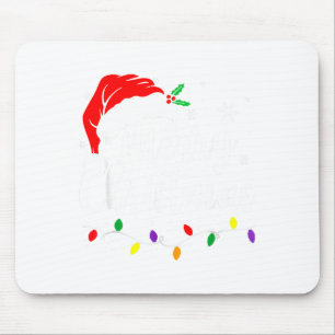 Merry Christmas Lights Red Santa Hat Xmas Family M Mouse Mat