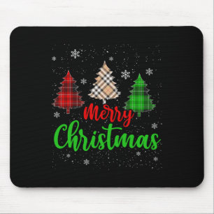 Merry Christmas Lights Red Santa Hat Xmas Family M Mouse Mat