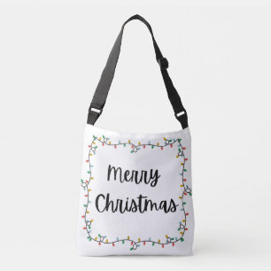 Merry Christmas lights Tote bag