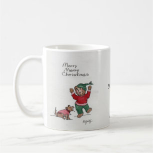 Merry Christmas Little Bear Enjoy the snow Coffee Mug