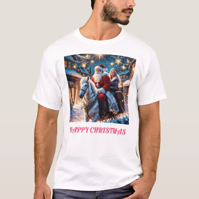Merry christmas Logo design for t-shirts  (Front)