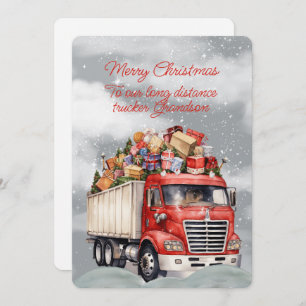 Merry Christmas  Long Distance Trucker Grandson