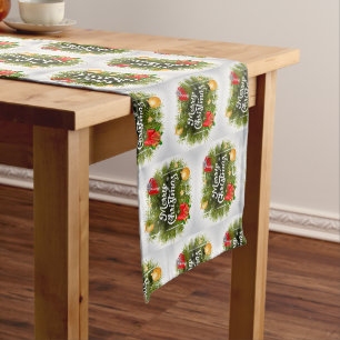 Merry Christmas Long Table Runner