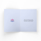 Merry Christmas lotus flower peaceful blue