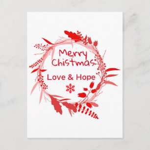 Merry Christmas Love & Hope card
