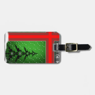 Merry Christmas Luggage Tag