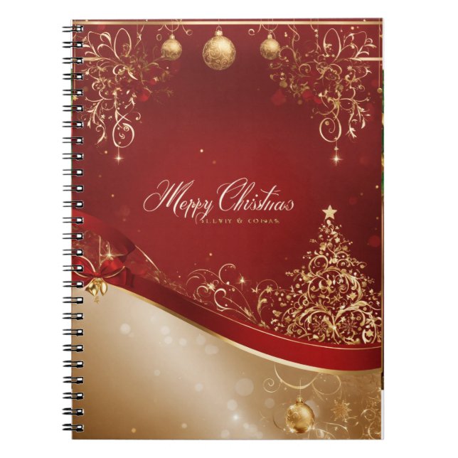 "Merry Christmas Magic Notebook" Notebook (Front)