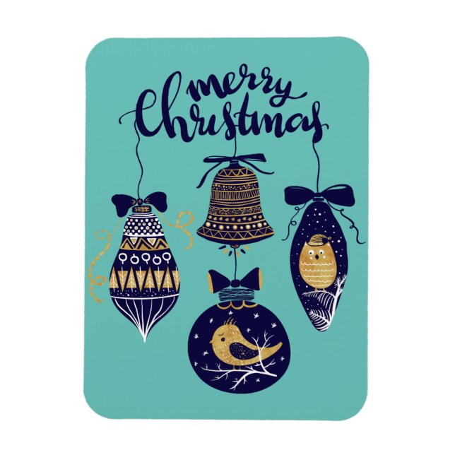 Merry Christmas Magnet (Vertical)