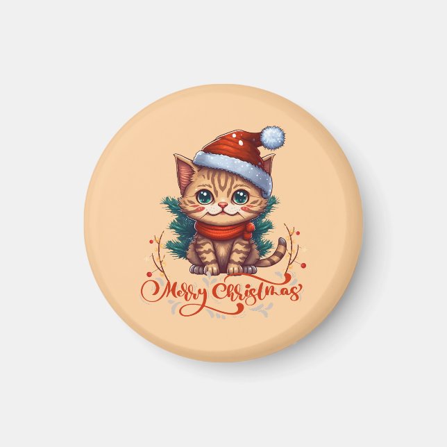 Merry Christmas Magnet (Front)
