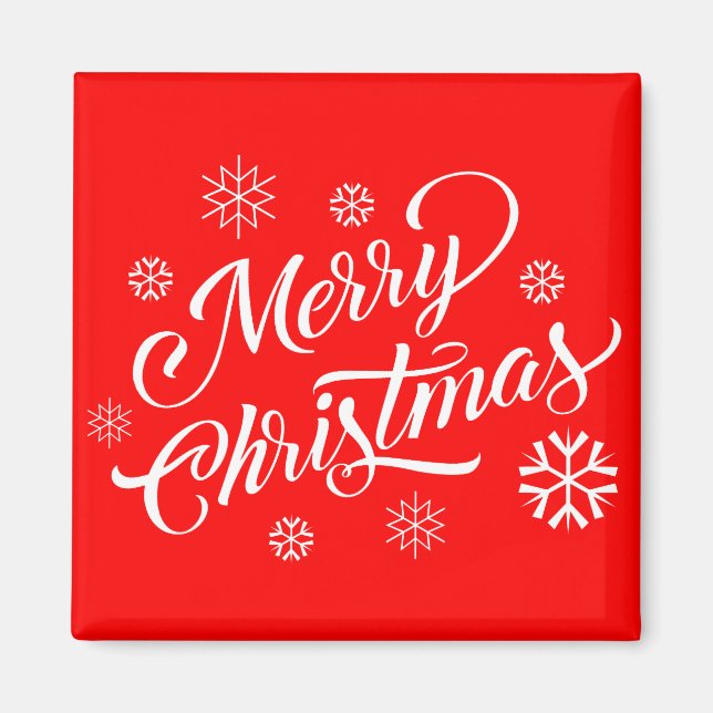 Merry Christmas Magnet (Front)