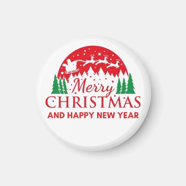 Merry Christmas  Magnet (Front)