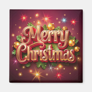 MERRY CHRISTMAS MAGNET