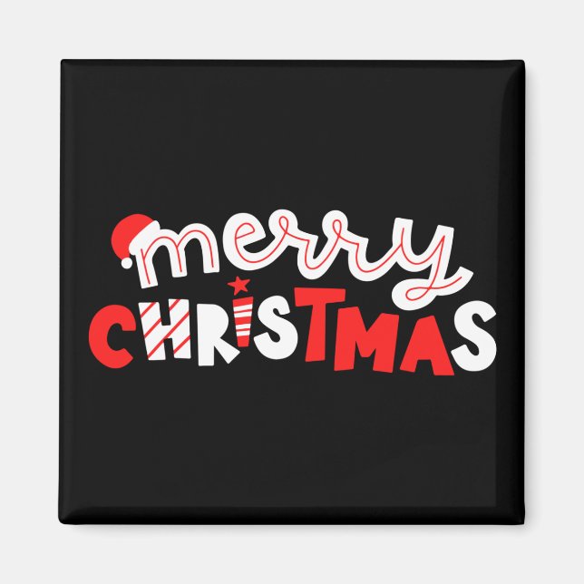 Merry Christmas Magnet (Front)