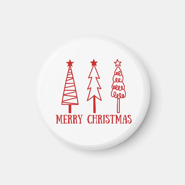 Merry Christmas Magnet (Front)