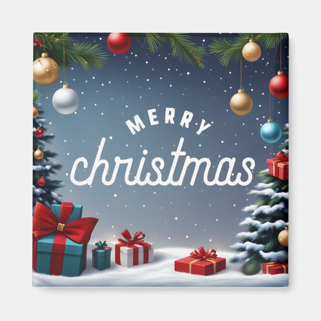 MERRY CHRISTMAS MAGNET (Front)