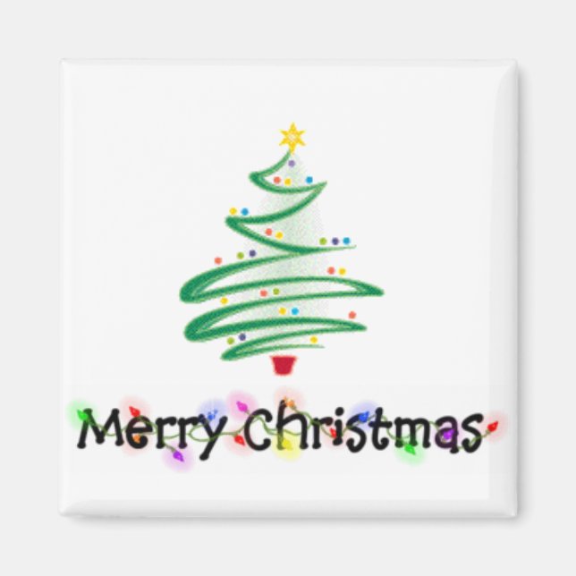 Merry Christmas Magnet (Front)
