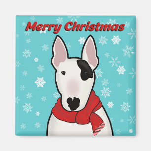 Merry Christmas magnet with Rex the TV Terrier