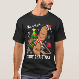 Merry Christmas Marcus The Worm Funny Unhinged Mem T-Shirt