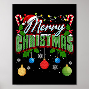 Merry Christmas Matching Family Merry Christmas Xm Poster