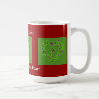 MERRY CHRISTMAS MAY JESUS LIVE IN YOUR HEART COFFEE MUG