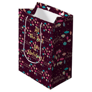 Merry Christmas Medium Gift Bag