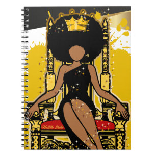 Merry Christmas Melanin Women Black Girl Magic Notebook
