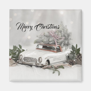 Merry Christmas Mercedes Benz   Magnet