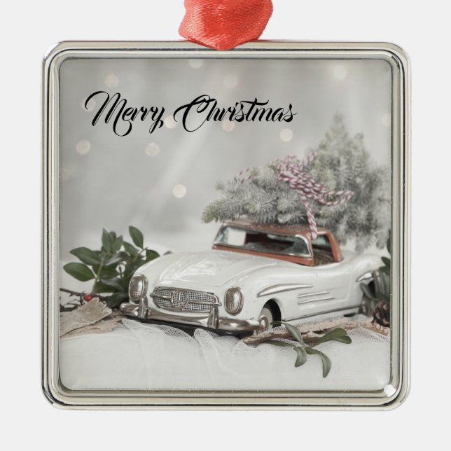 Merry Christmas Mercedes Benz Ornament (Front)