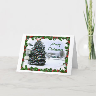 Merry Christmas Merchandise Holiday Card
