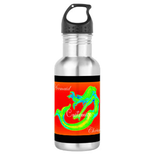 Merry Christmas Mermaid Thunder_Cove 532 Ml Water Bottle