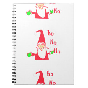 Merry Christmas Merry Christmas Funny Santa Hohoho Notebook