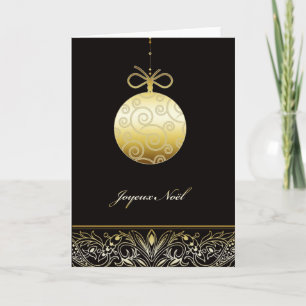 Merry Christmas, Merry christmas in French Holiday Card