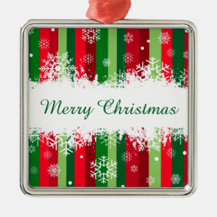 Merry Christmas Metal Tree Decoration