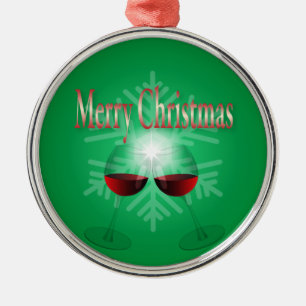 Merry Christmas Metal Tree Decoration