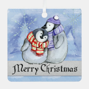 Merry Christmas Metal Tree Decoration