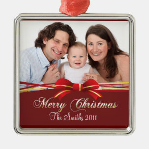 Merry Christmas Metal Tree Decoration