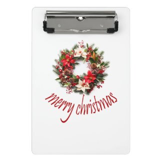 Merry Christmas, Mini Clipboard