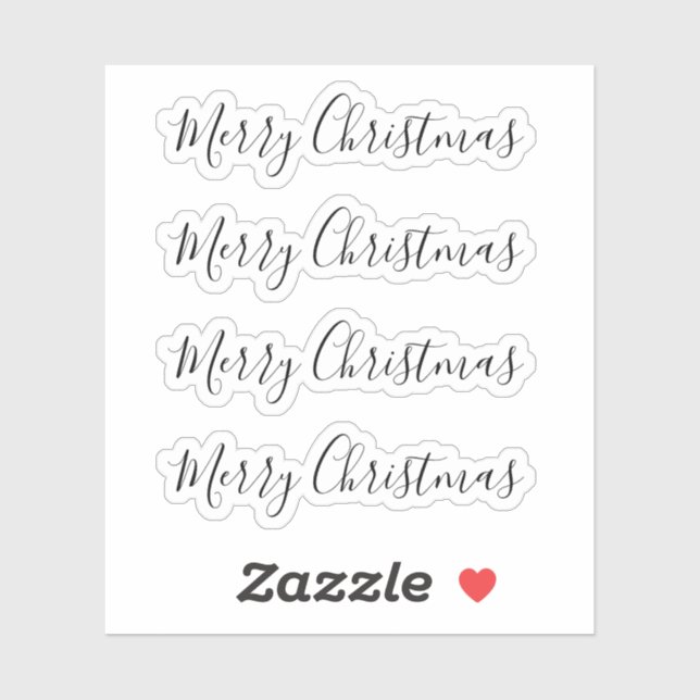 Merry Christmas minimalist handwritten trendy font (Sheet)