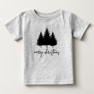 Merry Christmas minimalist Holiday Season Baby T-Shirt