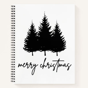 Merry Christmas minimalist Holiday Season Notebook