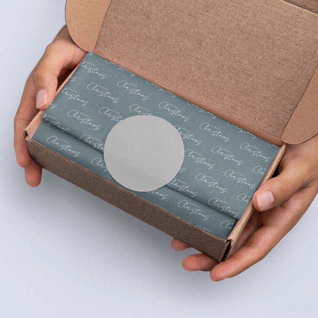 Merry Christmas Minimalist Script Tissue Paper (Creator Uploaded)