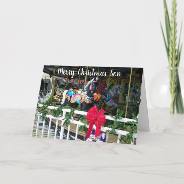 MERRY CHRISTMAS&MISS ***SON*** HOLIDAY CARD (Front)
