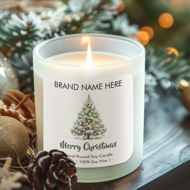 Merry Christmas | Modern Candle Labels (Creator Uploaded)