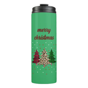 Merry Christmas Modern & Elegant  Thermal Tumbler
