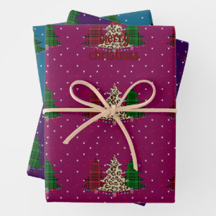 Merry Christmas Modern & Elegant Wrapping Paper Sheet