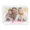 Merry Christmas Modern Hand Script Flat Photo Card