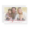 Merry Christmas Modern Hand Script Flat Photo Card